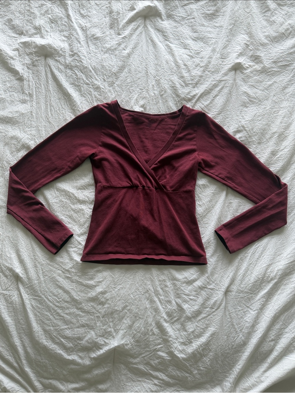 Brandy Melville Amara Top - Burgundy - Picture 1 of 7